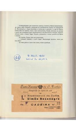 <span>Programa  de "Simão Boccanegra" da temporada de 1950 do TNSC</span>